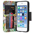 thumbnail image 2 of New iPod Touch 7 6 5th Generation Leather Pouch Wallet Case Cover with Card Slots - Colorful Tree, 2 of 4
