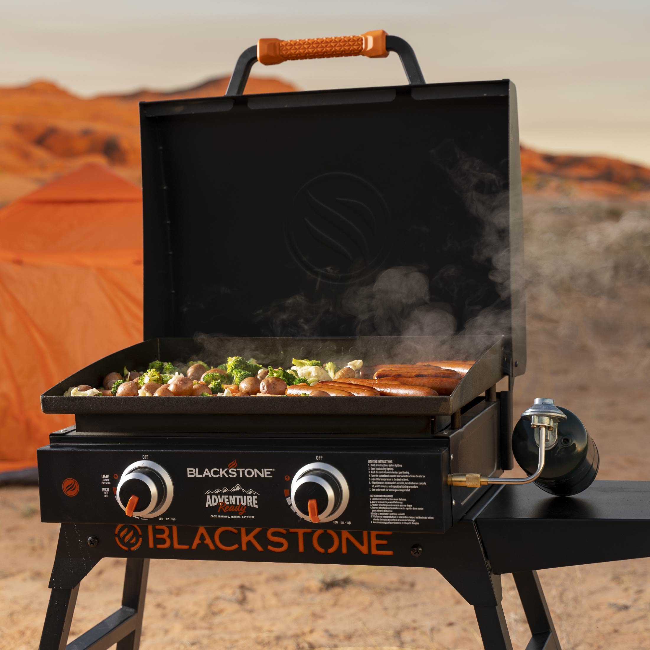 Blackstone Adventure Ready 22" Propane Griddle with Stand and Adapter Hose - image 3 of 16