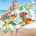 thumbnail image 4 of Foto personalizada Toalla de playa de baño 3D Personalización de imagen divertida Regalos de natación al aire libre de microfibra Logotipo del hotel Pedidos al por mayor, 4 of 5