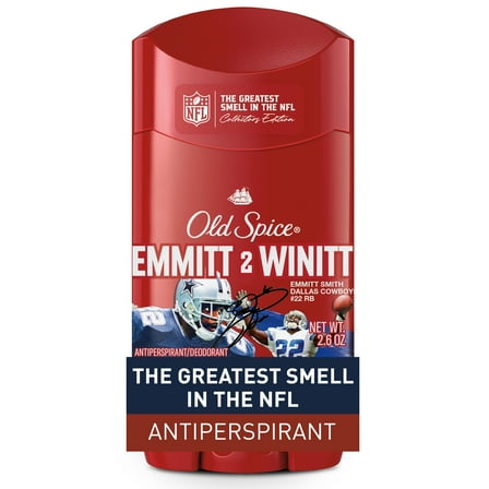 Old Spice Men's Emmitt 2 Winitt Antiperspirant Deodorant, Birch Water and Broken Tackles Scent, 2.6 oz