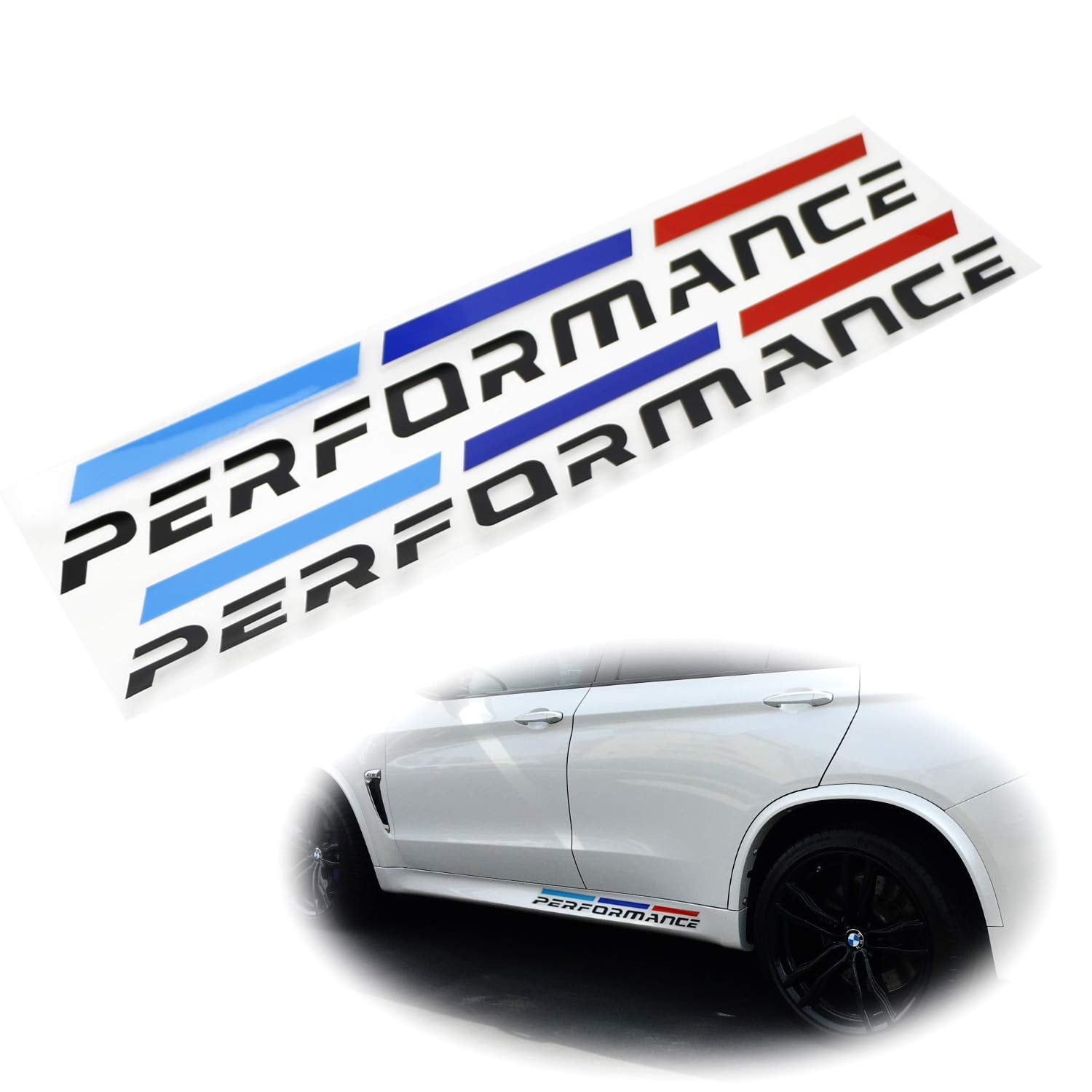 M Performance BMW Logo Vinyl Sticker Decal for PCs walls Window laptops cars