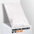 thumbnail image 4 of White Gusseted Poly Mailers, 13 x 16 x 4 Inches. 100 Pack Poly Shipping Bags for Clothing. 2.4 Mil Thick Mailers Poly Bags for Shipping. Waterproof Expandable Poly Mailer for Clothes, Blankets, 4 of 4