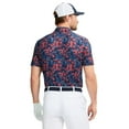 thumbnail image 2 of Men's IZOD Swingflex Elite Golf Short Sleeve Polo Color: White Tropics Size: XL, 2 of 4