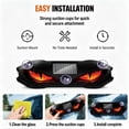 thumbnail image 5 of Solar Demon Eye LED Windshield Light, Waterproof Wireless Devil Eyes Warning Lamp, Dynamic Flicker Ambient Light, Solar & Type-C Charging, No Drill for Car Truck SUV(Blue), 5 of 7