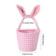 thumbnail image 2 of Decoraciones de Pascua, adornos de Pascua, regalos de Pascua, decoración de Pascua, linda canasta a cuadros con orejas de conejo, huevos de Pascua, dulces, regalo, almacenamiento, bolso de mano con pa, 2 of 5