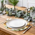 thumbnail image 2 of Farm Sunflowers Round 13 Inch Placemats Set of 8, Retro Flowers Butterfly Botanical Beige HeatResistant Non Slip Place Mats for Dining Table, Wipeable Braided Kitchen Table Mats for Housewarming, 2 of 9