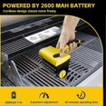 thumbnail image 3 of Cordless Rechargeable Barbecue Grill Cleaner,Electric Grill Clean Brush with Liquid Box, 2-Speed, 360 Rotating Cleaning Brush with Replacement Bristle, 3 of 5