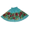 thumbnail image 3 of Hawaiian Pa'u Hula Skirt, Hawaii Dance Skirts For Women, Hibiscus Flower, 3 of 4