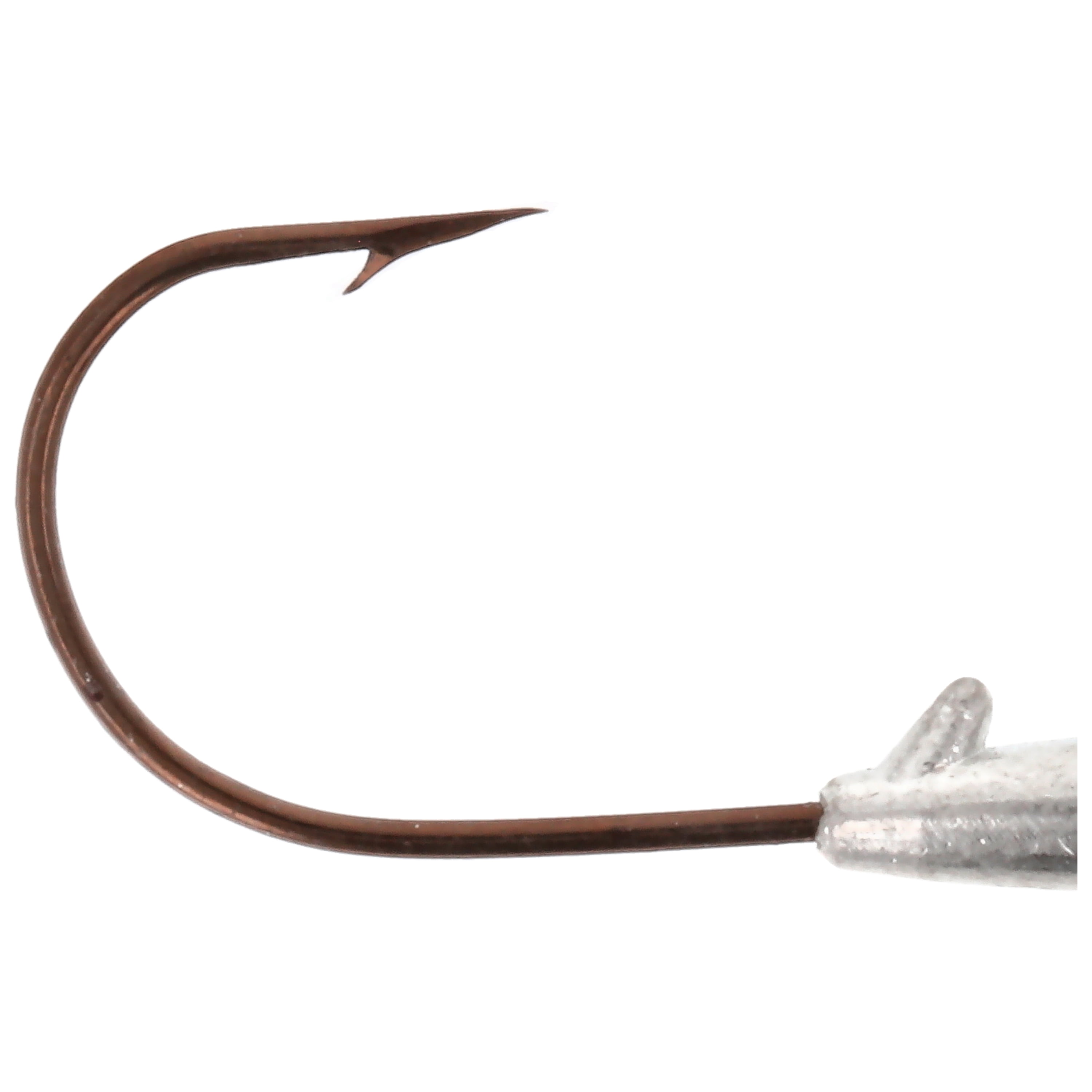 Eagle Claw Tin Ball Head Jig - 4 pack - 1/4 oz - Unpainted
