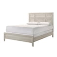 thumbnail image 2 of 6Pc Off-White Architectural Paneling 6Pc Queen Size Bed Master Bedroom Set, 2 of 7