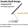 thumbnail image 3 of phone holder, adjustable phone holder, desktop rotating phone holder, compatible with iPhone 11 Pro, SE, XR, 8 Plus 7 6 (grey), 3 of 4