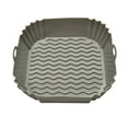 thumbnail image 1 of SXcggal Square Air Fryer Silicone Baking Tray Square Air Fryer Silicone Multi Color Durable Multifunctional Healthy Unbreakable Kitchen Tools, 1 of 9