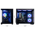 thumbnail image 3 of IPASON Gaming Desktop PC,Intel I5 12400F,RTX 4060,1TB SSD NVMe, 16G RAM, Win11 Home, 3 of 8