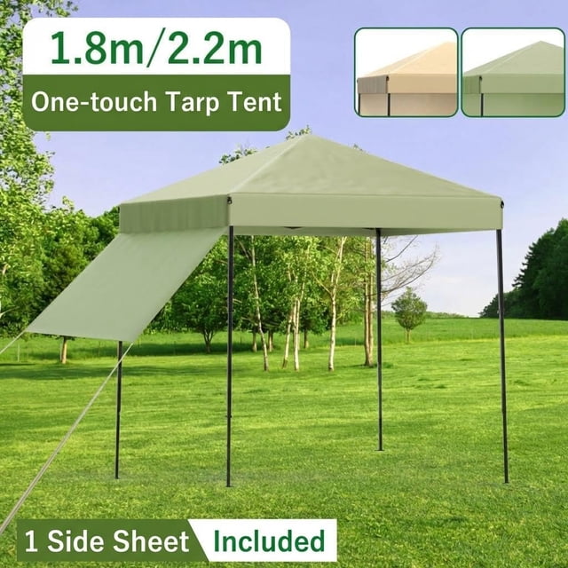 AKDSteel 2.2 x 2.2m Pop-Up Gazebo Tent, Easy Assembly, Waterproof And Uv-Resistant Outdoor Shelter With Heat Insulation And Side Panel