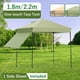 thumbnail image 2 of QinaQin Gazebo plegable de 2.2 x 2.2 m con armado fácil, cubierta impermeable y resistente a rayos UV, panel lateral y diseño portátil para exterior, 2 of 8