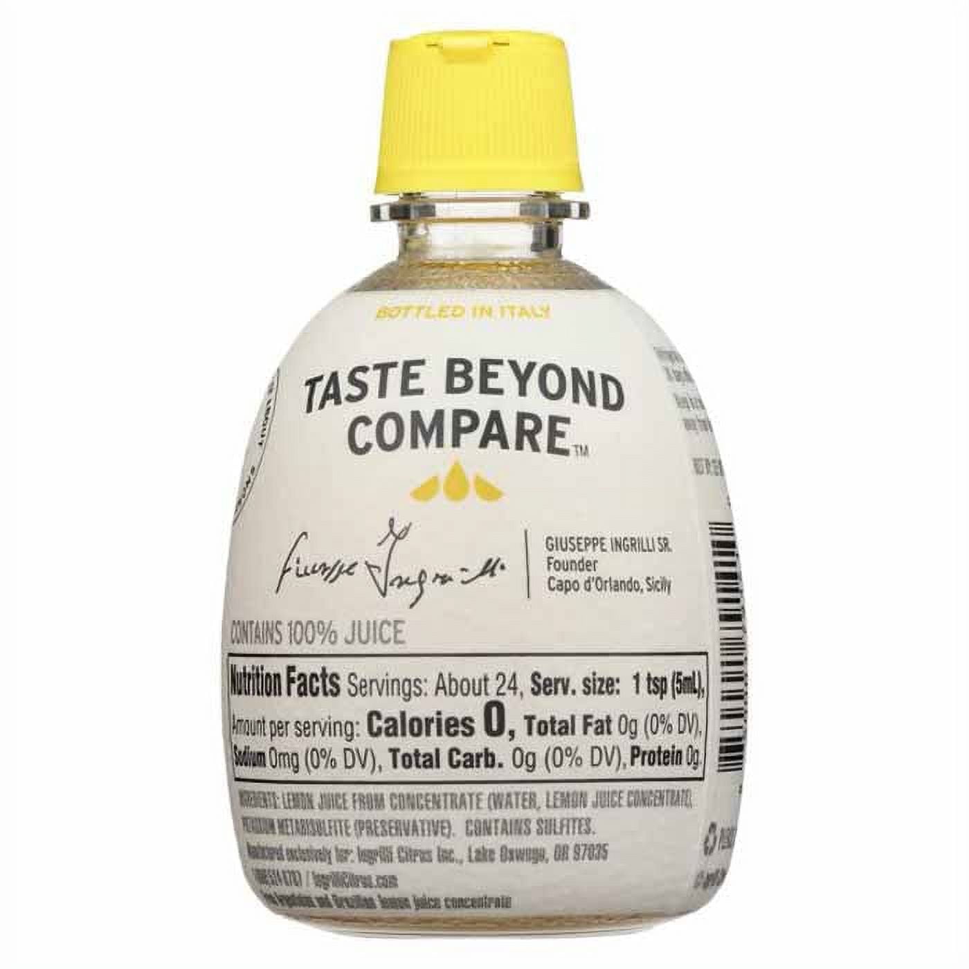 Ingrilli Lemon Juice, Squeeze Bottle, 4.5 oz