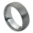 thumbnail image 2 of Tungsten Carbide 8MM/6MM For Him & Her Domed Brushed Finish Wedding Band Ring Set, 2 of 4