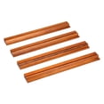 thumbnail image 1 of FashionCha 4 Pieces Mahjong Tile Rack Wooden Tray Storage Organizer Mah Jongg Rack Table Game Accessories Designed For Efficient Tile Arrangement Suitable for Family Gatherings dark brown, 1 of 8