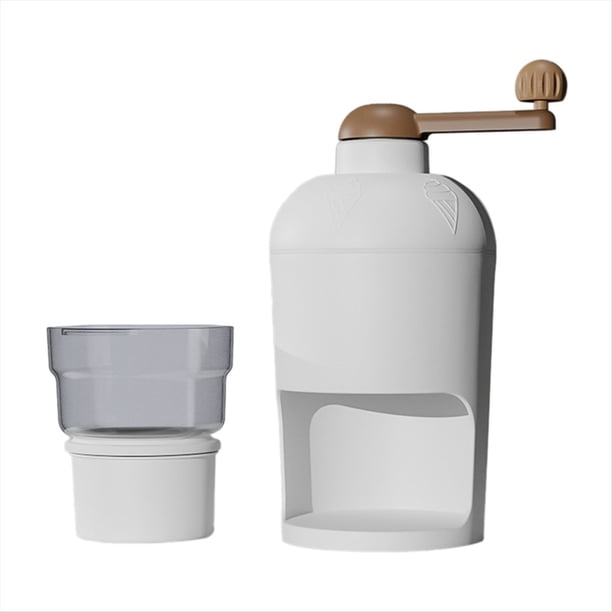 Máquina de Hielo Raspado Trituradora de Hielo Máquina de Hielo Raspado Manual Máquina Pequeña Portátil para el Hogar Herramienta de Cocina