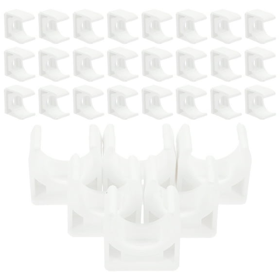 BESTONZON 50pcs Tube Pipe Clip Fasteners Pipe Clamp PVC Pipe Fixing For Air Hose