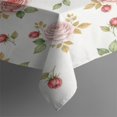 thumbnail image 3 of Pioneer Flower Floral Print Pattern Rectangle Tablecloth 60"x84", Waterproof Polyester Table Cloth, Wipeable Spillproof for Dining Camping Indoor Outdoor, 3 of 5