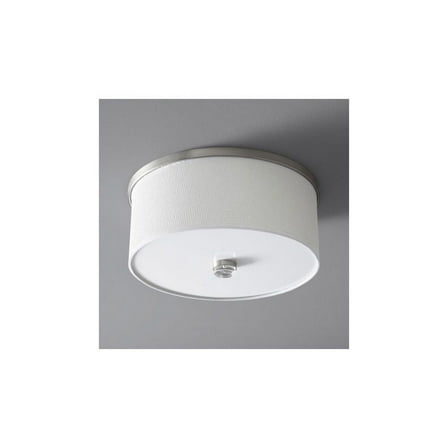 14.5 inch 21W 120V 2 Led Flush Mount-Satin Nickel Finish Bailey Street Home 766-Bel-2816490