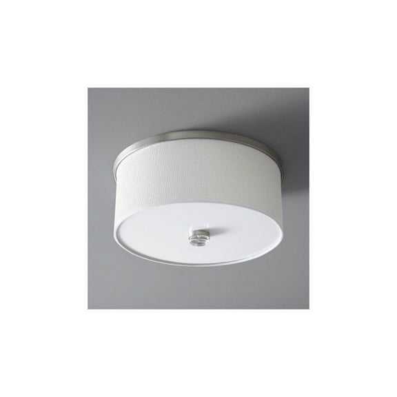 14.5 inch 21W 120V 2 Led Flush Mount-Satin Nickel Finish Bailey Street Home 766-Bel-2816490