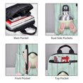 thumbnail image 5 of Balery White Bunny Bottom And Easter Eggs Lightweight Backpack for Men and Women - Durable and Water-Resistant, Ideal for School, Work, Travel, and Everyday Use, 5 of 9
