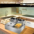 Popular Pick Large Deep Fryer On Sale, Stainless Steel Electric Fryers