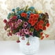 thumbnail image 4 of Ramo de rosas artificiales Wosthever 25 cabezas vino rojo, 4 of 6