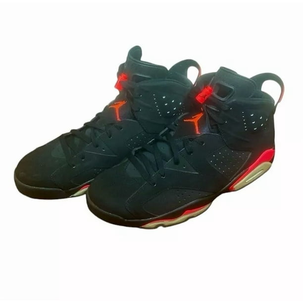 Ni - ke Jordan 6 Retro Infrared Black 384664-023 Men’s Size 13.5 Basketball Sneaker