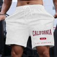 thumbnail image 1 of WILLBEST Pantalones Cortos Casuales para Hombre, Ligeros, de Verano, con Estampado de Letras, para Actividades Diarias y de Ocio., 1 of 3