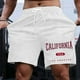 thumbnail image 1 of WILLBEST Pantalones Cortos Casuales para Hombre, Ligeros, de Verano, con Estampado de Letras, para Actividades Diarias y de Ocio., 1 of 3