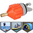 thumbnail image 4 of Adapter Heads, Air Pump Inflator Adapter Heads Accessory Air Pump Adapter Heads, kayaking for rowing surfing rowing orange,black, 4 of 7