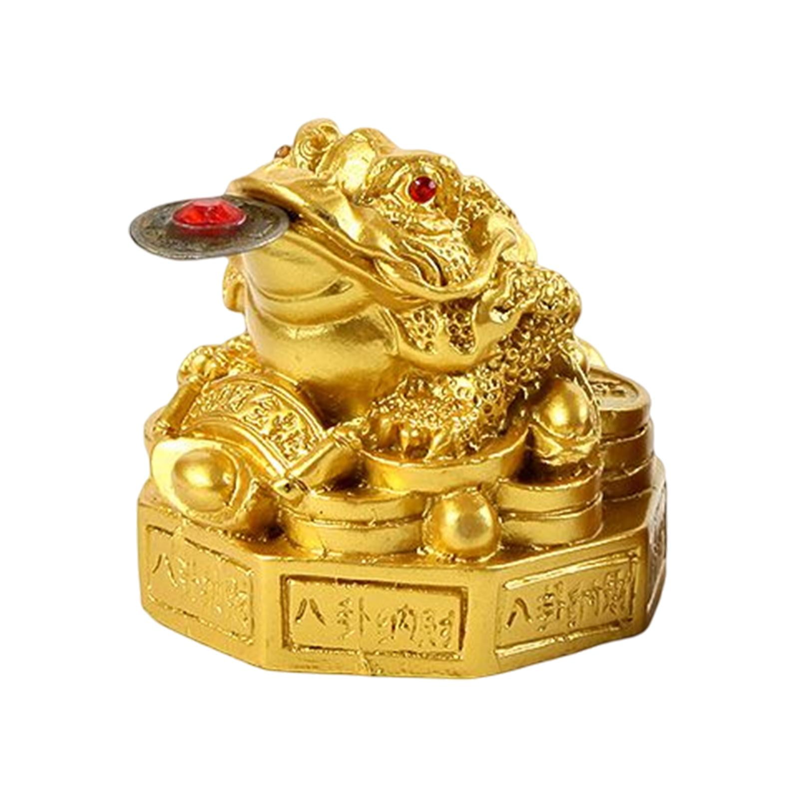 Chinese Feng Shui money frogs Statue, Resin ,Lucky money frogs for Car