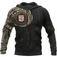 thumbnail image 3 of Sudadera con capucha con estampado 3D de la bandera vintage de Fiji para hombre, sudadera con estampado de emblema nacional, sudaderas informales holgadas de manga larga para otoño, 3 of 4