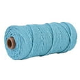 thumbnail image 1 of Cotton Macrame Colorful Woven Rope Twisted Crafts 328Ft Tapestry Art Manual Home Textile Party Wedding Decoration Diy Braid Wide 0.12In, 1 of 14
