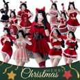 thumbnail image 2 of Vestido de lencería sexy de Navidad, disfraz de conejita dulce, conjunto de mujer conejo, disfraz de cosplay, juego de rol, uniforme, conjunto de actuación en el escenario, 2 of 5