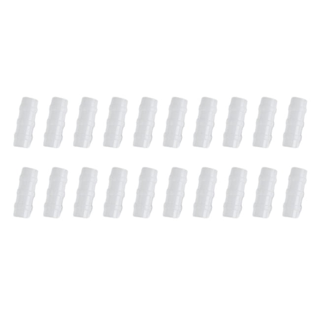 Clips de Cerceau de Tunnel Pinces de Tuyau 20 Pcs Piquets de Plantes Couverture de Rangée Résistant à la Température Anti-Rouille Film de Serre