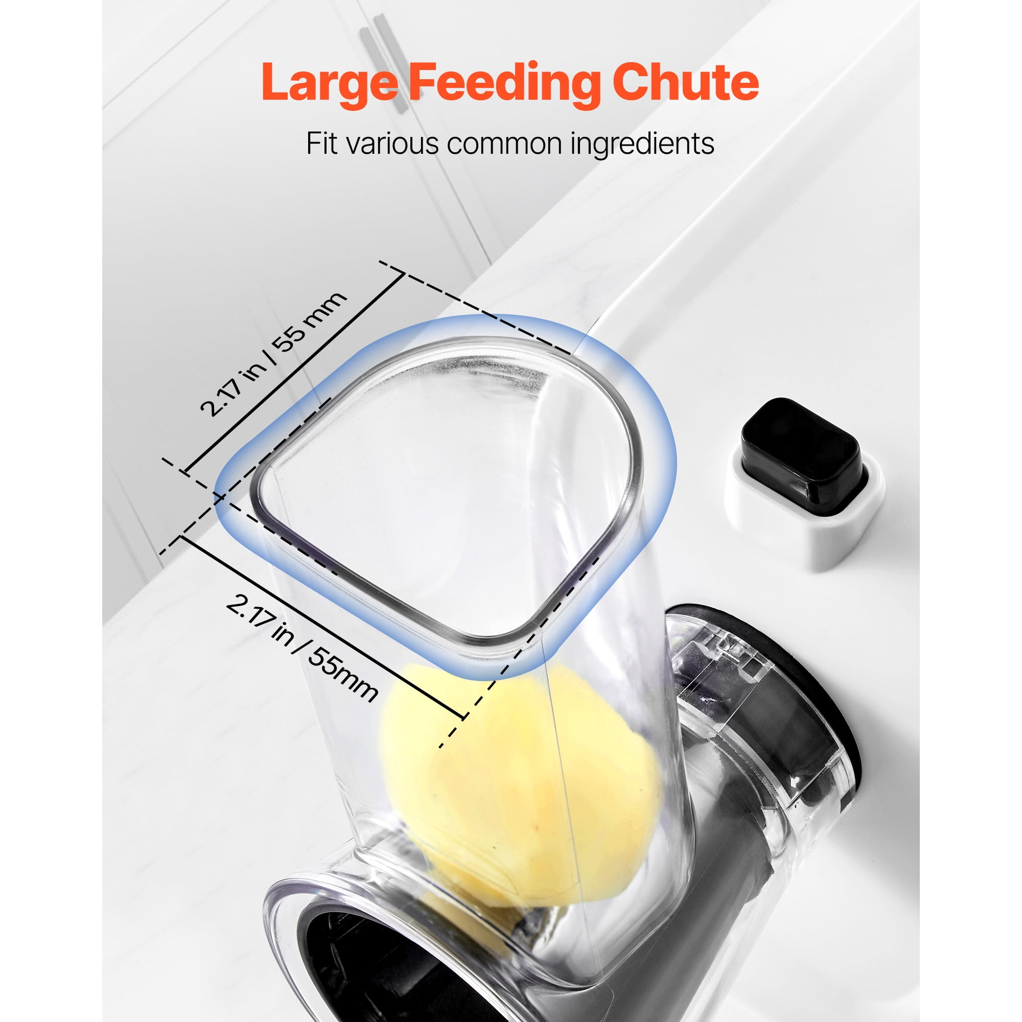 KFFKFF Electric Cheese Grater and Salad Maker, 200W Vegetable Slicer and Shredder with 5 Attachments, Stainless Steel Food Processor for Fruits, Vegetables, and Cheeses