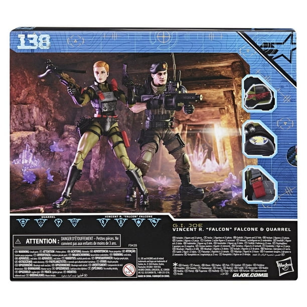 GIジョー クラシファイド シリーズ　ナイトフォース ファルコーネ＆クォレル G.I. Joe Classified Series Night Force Falcon Falcone & Quarrel.