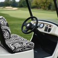 thumbnail image 6 of Pzuqiu 2-Piece Swirl Golf Cart Seat Covers Set | Breathable Washable Universal Fit for Most 2-Seater Golf Carts, 6 of 10
