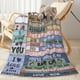 thumbnail image 4 of LHSHID Daughter Birthday Gifts Gifts for Daughter from Dad Daughter Blanket from Dad Daughter Gifts for Birthday Graduation Father Daughter Gifts to My Daughter Blanket Throw 60"x80", 4 of 8