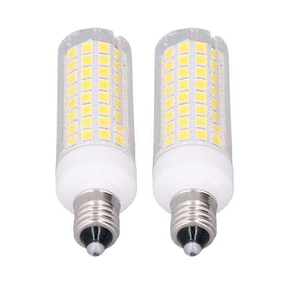 2 bombillas LED tipo maíz de 102 LED, 10 W, regulables, luz natural, E11, para iluminación del hogar, CA de 100 a 120 V