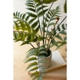thumbnail image 3 of Artificial Fern In A Cement Pot, 3 of 4