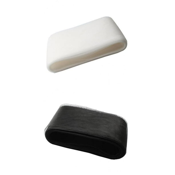 2 piezas 6 '' crinolina cabellero poliéster flexible sombrerería adorno