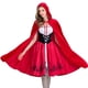 thumbnail image 1 of Ropa de Caperucita Roja para Halloween, disfraz de Navidad para adultos, ropa de Cosplay, 1 of 5