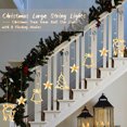 thumbnail image 2 of Scidweet Christmas Decorations, 11.5FT Christmas Hanging Curtain Lights for Indoor Outdoor Window Home Xmas Decor, 2 of 9