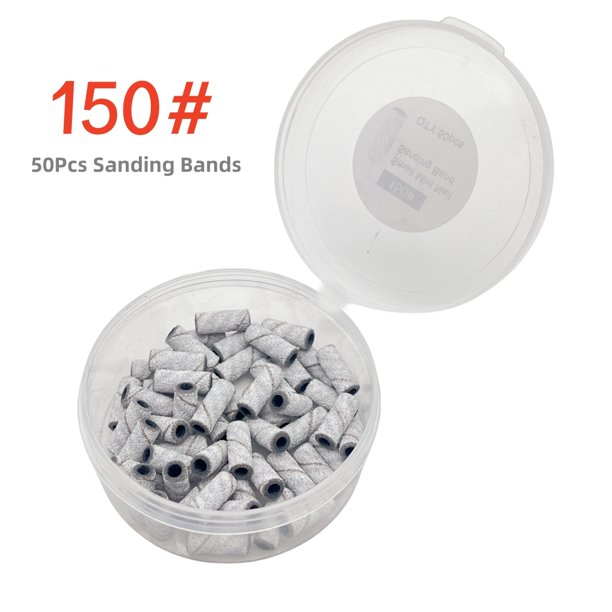 Popular en línea, pequeño esmalte de uñas, anillo de arena, Mini juego de rodamiento, anillo de arena, núcleo de eje, reparación y eliminación de uñas, cabezal de pulido de 3,1mm