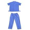 thumbnail image 2 of Conjunto de con Cuello en V de Trabajo de Pantalones de Trabajo de Trabajo SG Zulema Uniforme de trabajo de hombres, 2 of 8